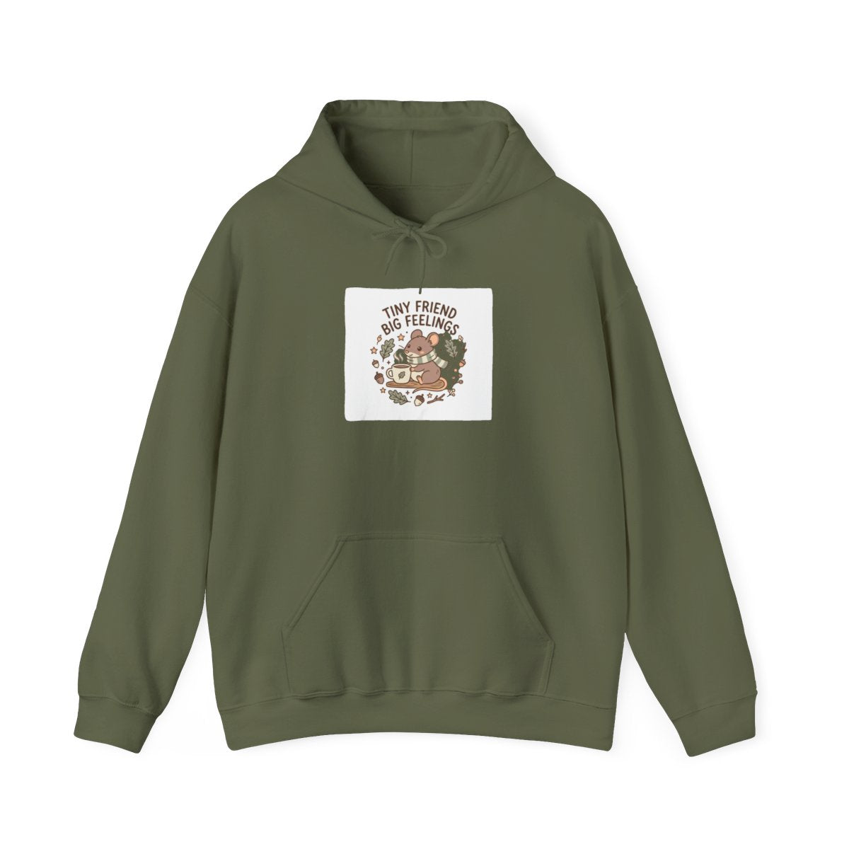 Kawaii Gift Hoodie — Tiny Friend Big Feelings — hoodie design