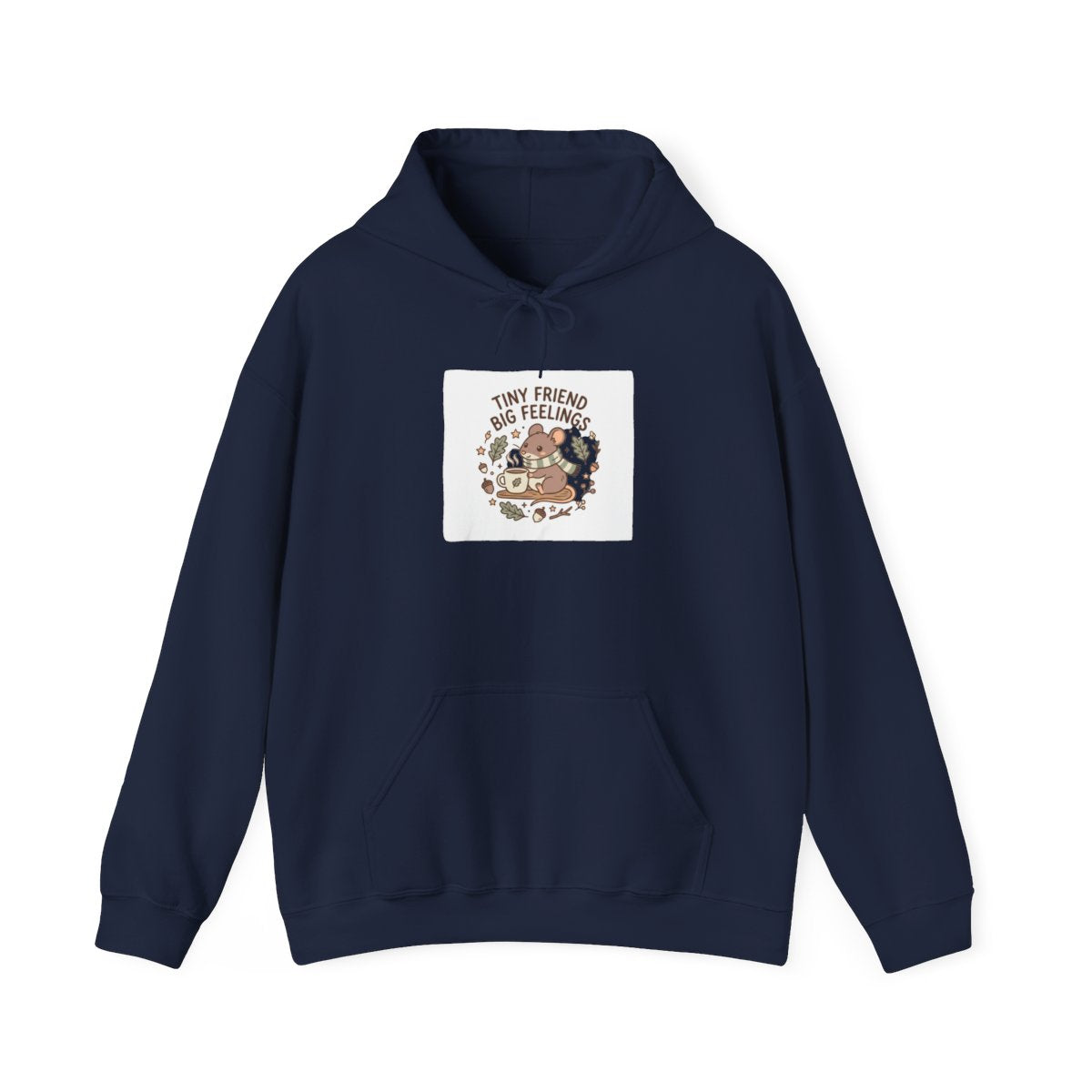 Kawaii Gift Hoodie — Tiny Friend Big Feelings — hoodie design