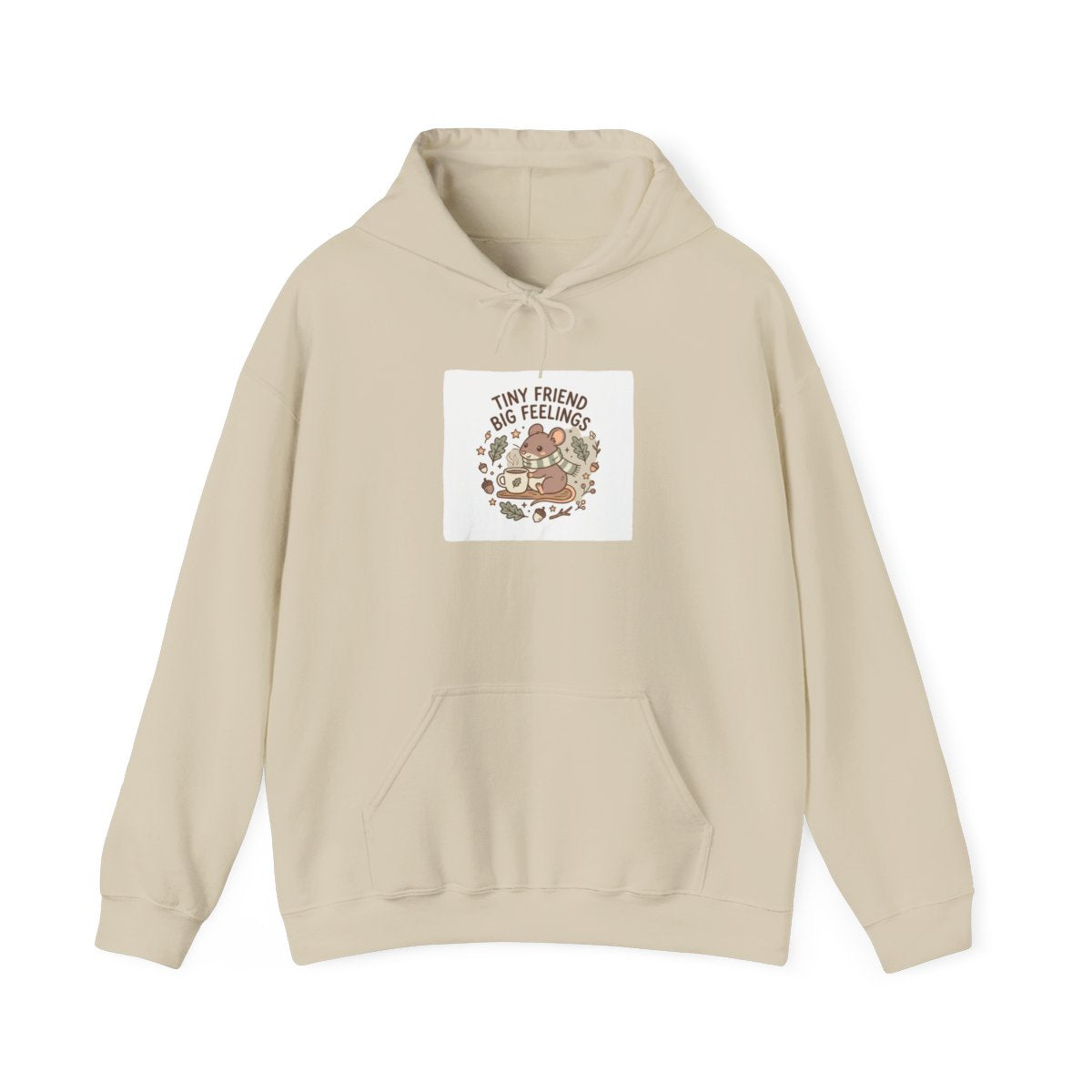 Kawaii Gift Hoodie — Tiny Friend Big Feelings — hoodie design