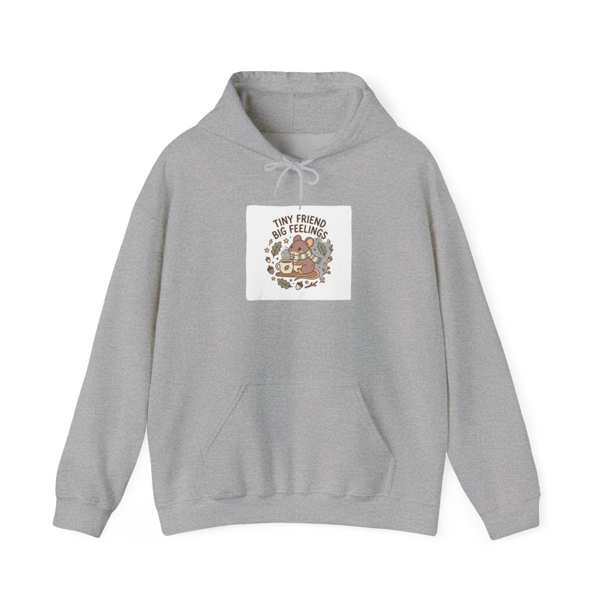 Kawaii Gift Hoodie — Tiny Friend Big Feelings — hoodie design