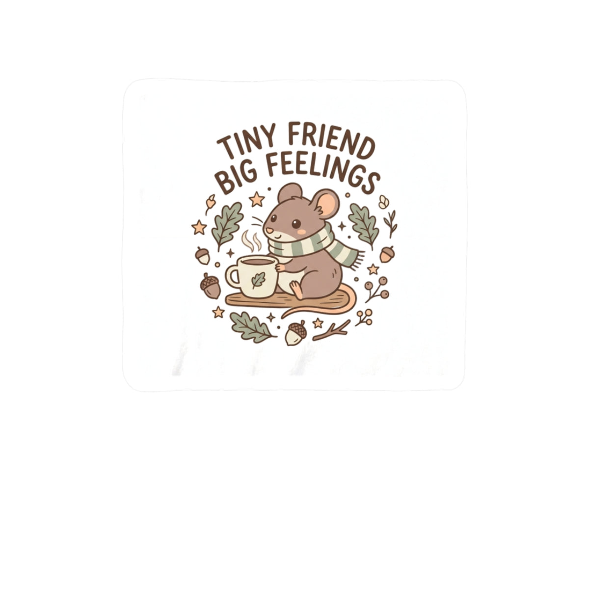 Kawaii Gift Sticker — Tiny Friend Big Feelings — sticker design