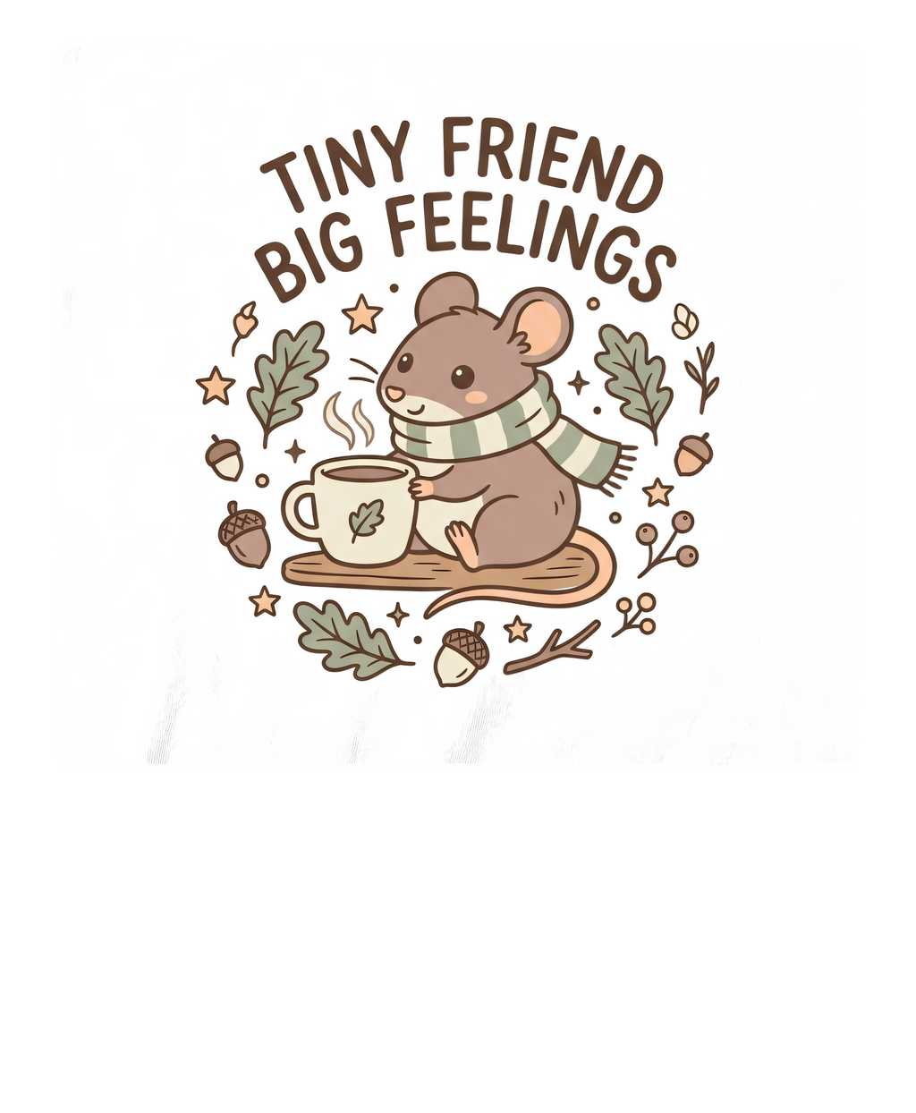 TINY FRIEND BIG FEELINGS Sticker