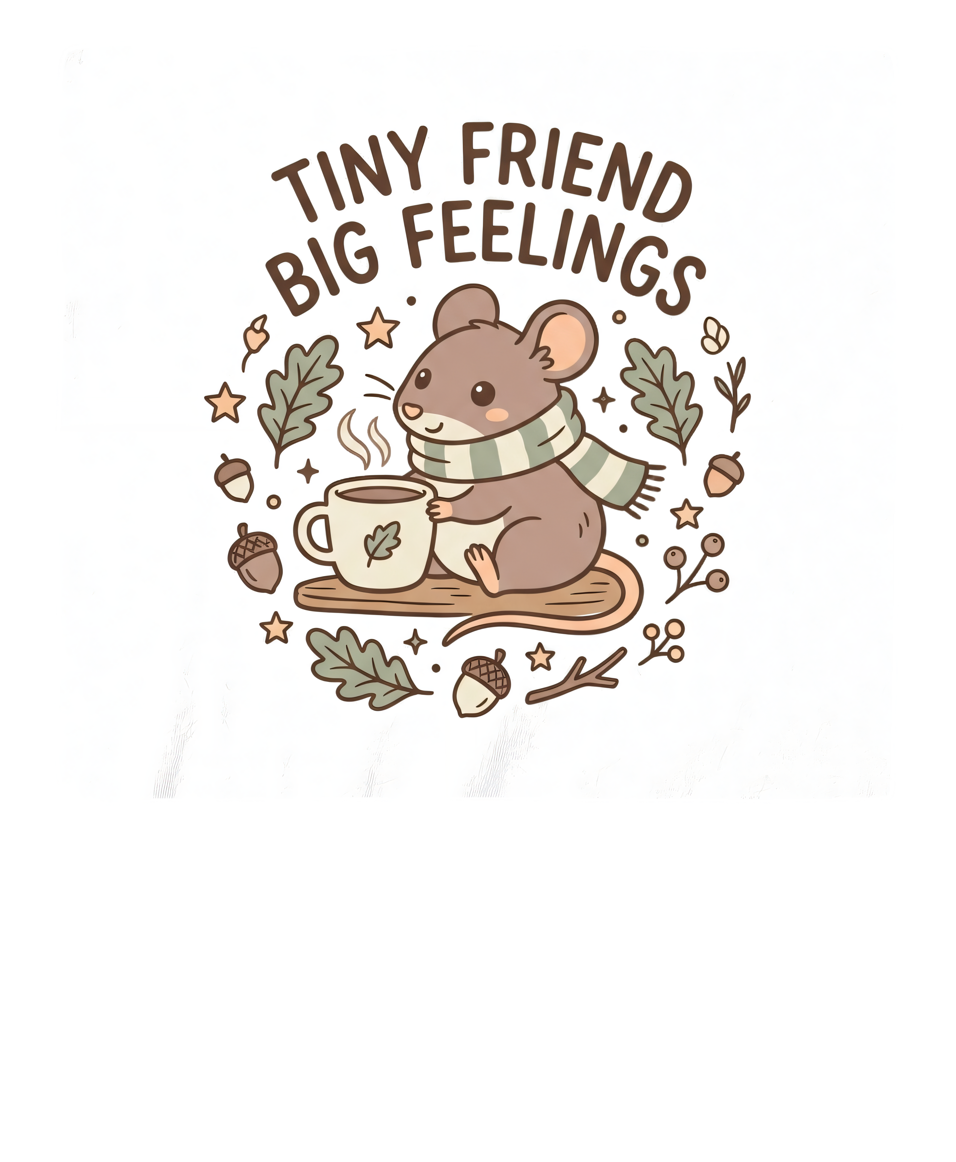 TINY FRIEND BIG FEELINGS Sticker
