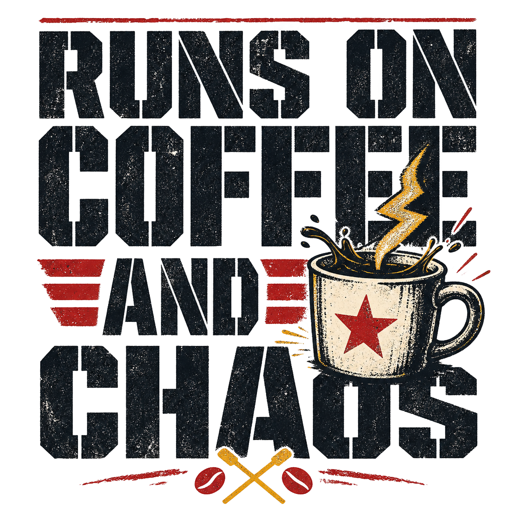 RUNS ON COFFEE AND CHAOS