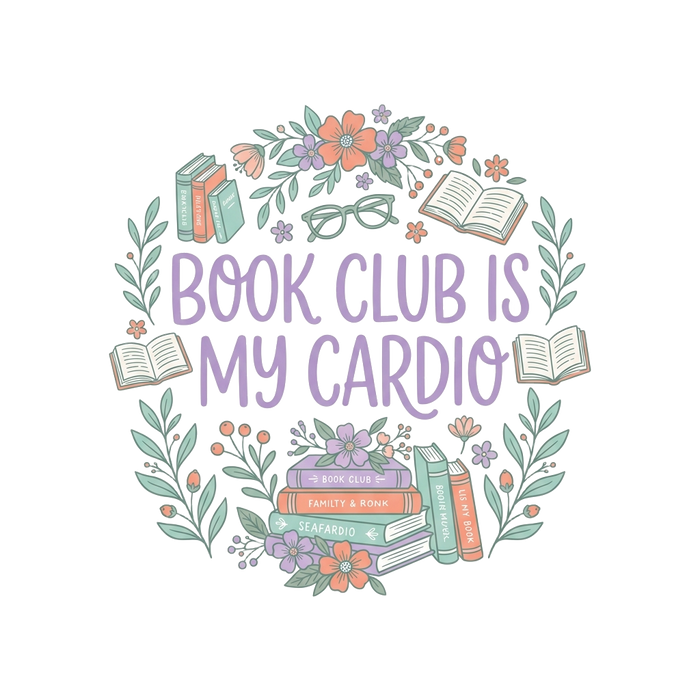 BOOK CLUB IS MY CARDIO - Vintage Graphic Tee