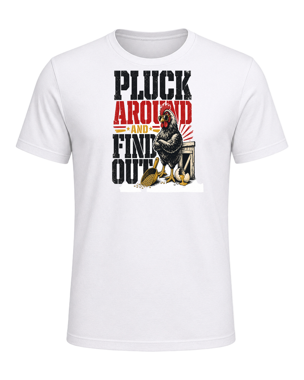 Pluck Around and Find Out — White