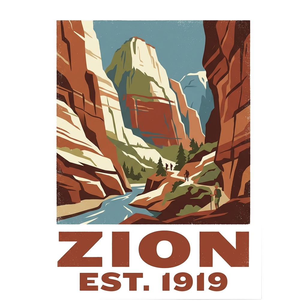 National Park Specific (WPA Style)