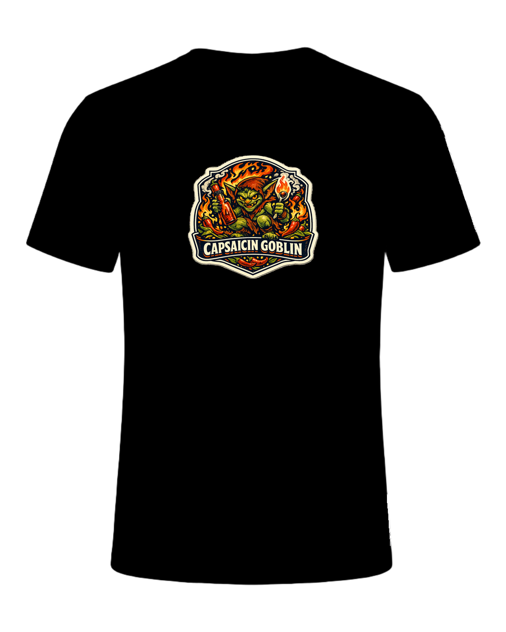 Capsaicin Goblin Tee — Black
