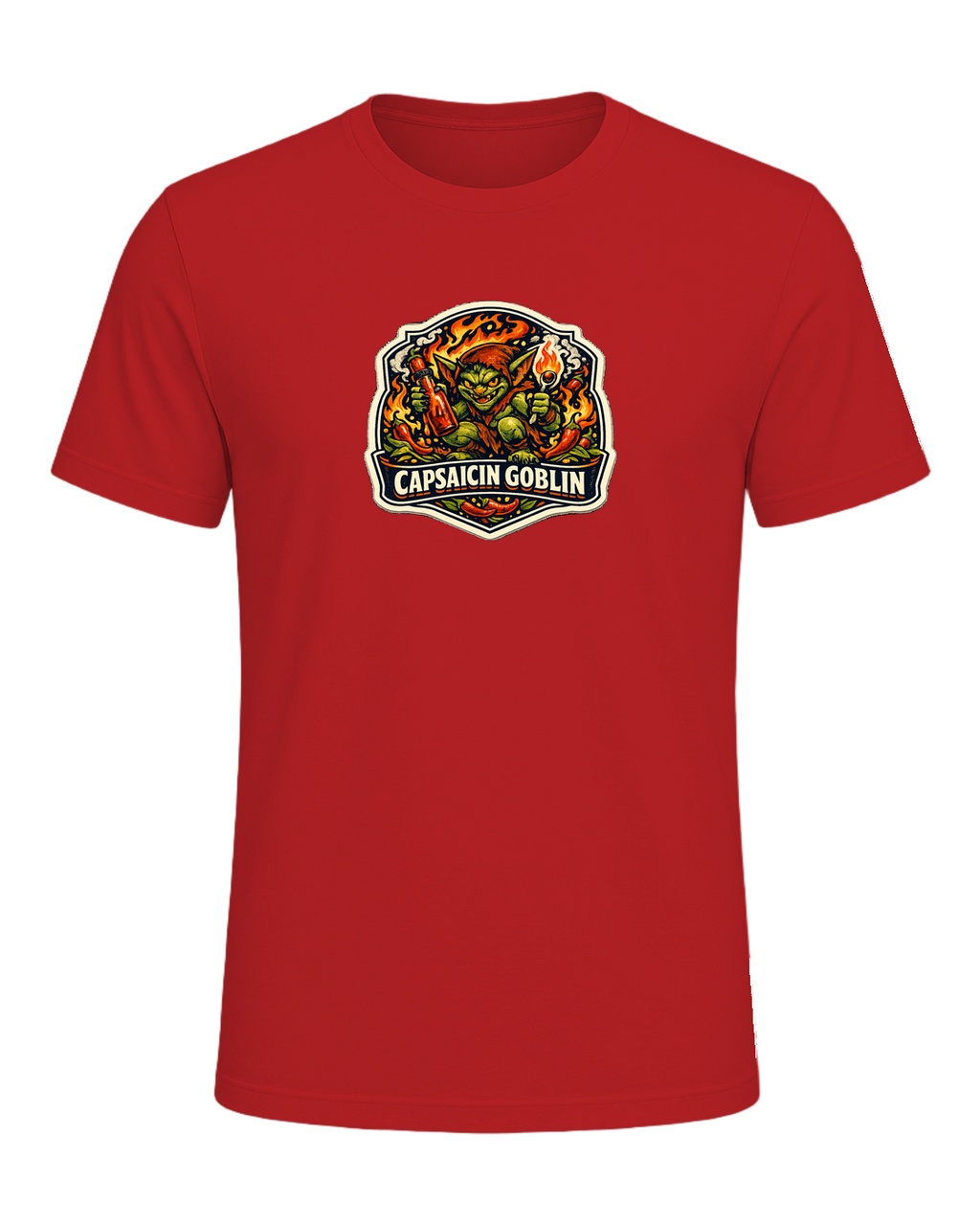 Capsaicin Goblin Tee — Red