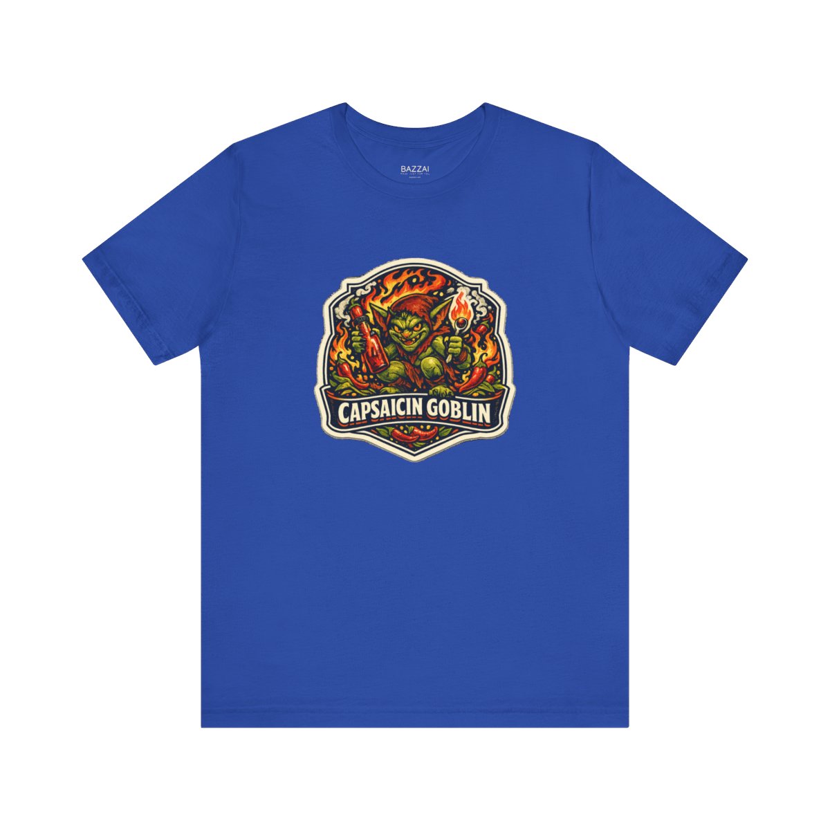 Funny Hot Sauce T-Shirt — Capsaicin Goblin — t-shirt design by Sol