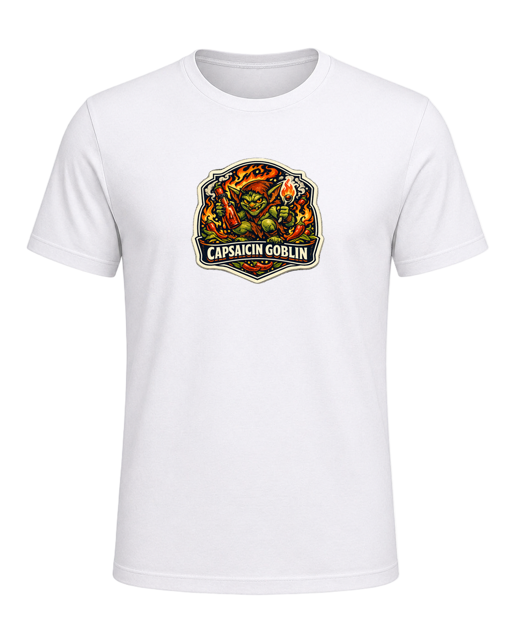 Capsaicin Goblin Tee — White