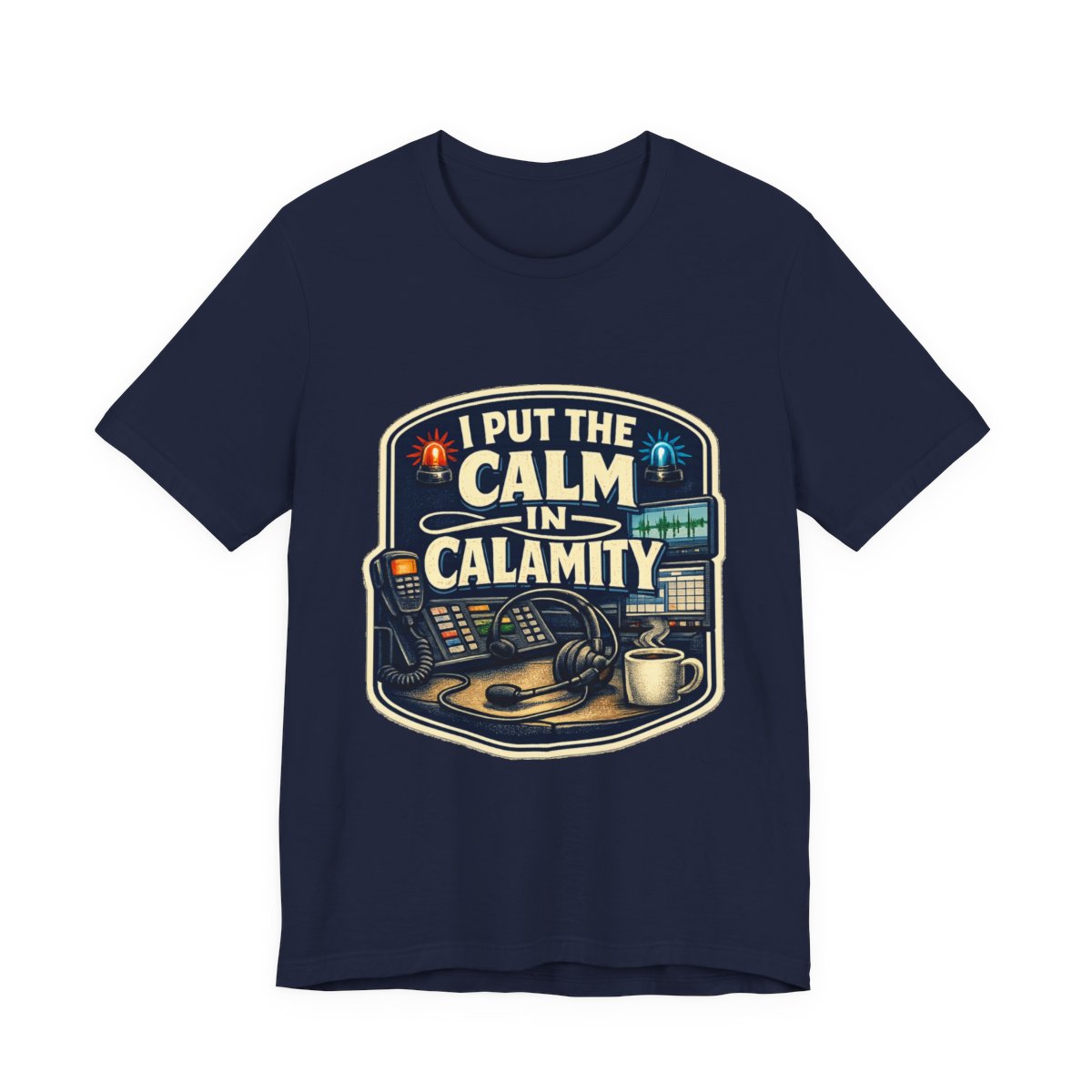 A funny 911 dispatcher tee for the calm voice in everyone else’s emergency. — Navy
