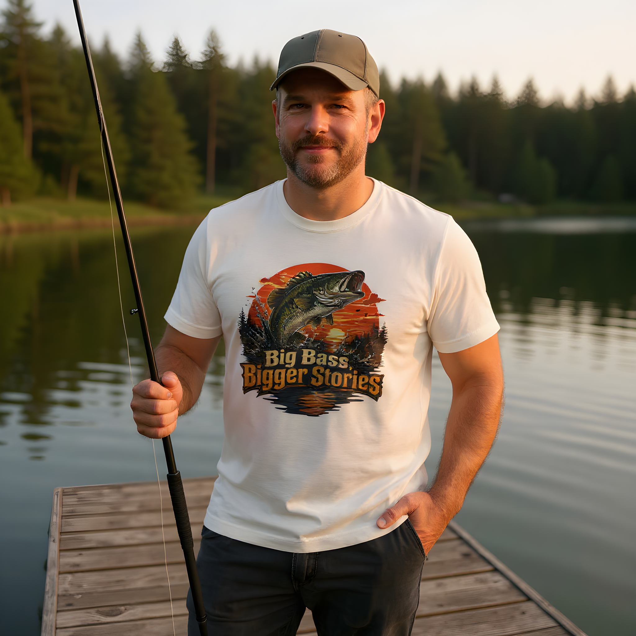 Bass Fishing T-Shirt — It Is Not a Hobby Anymore — angler t-shirt design