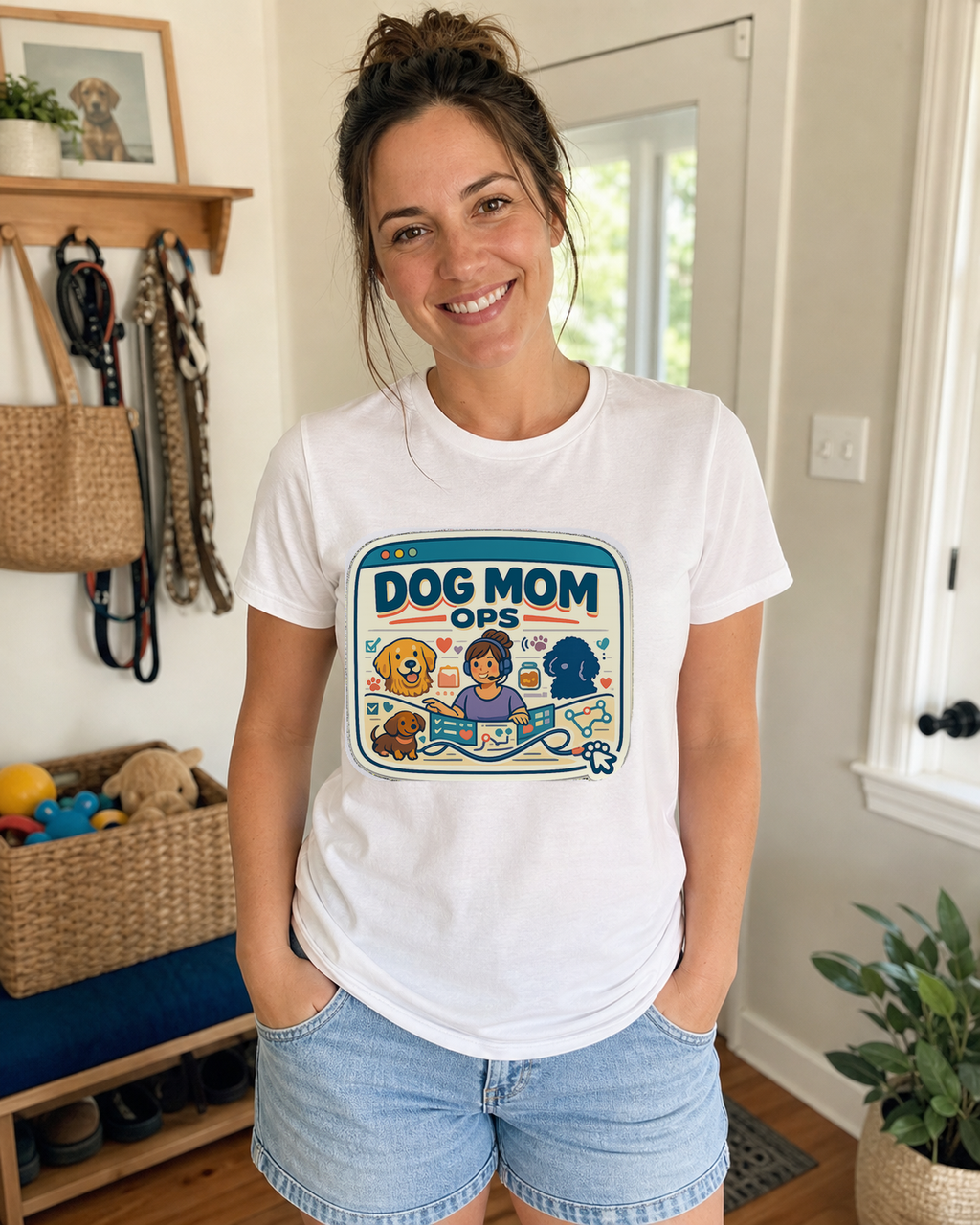 worn — Dog Mom Ops Tee
